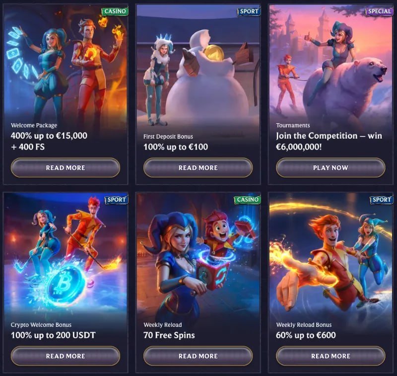 LolaJack casino fantasy artwork